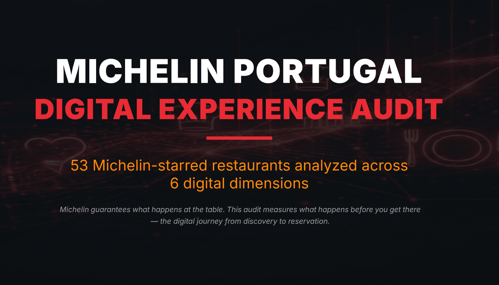MICHELIN PORTUGAL DIGITAL EXPERIENCE AUDIT